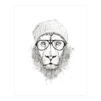 Cool Lion Bw (Print Only)