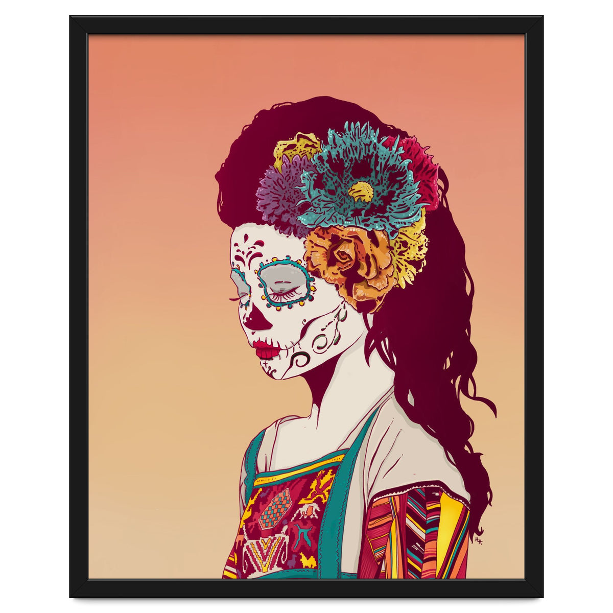 Mexican Skull Lady