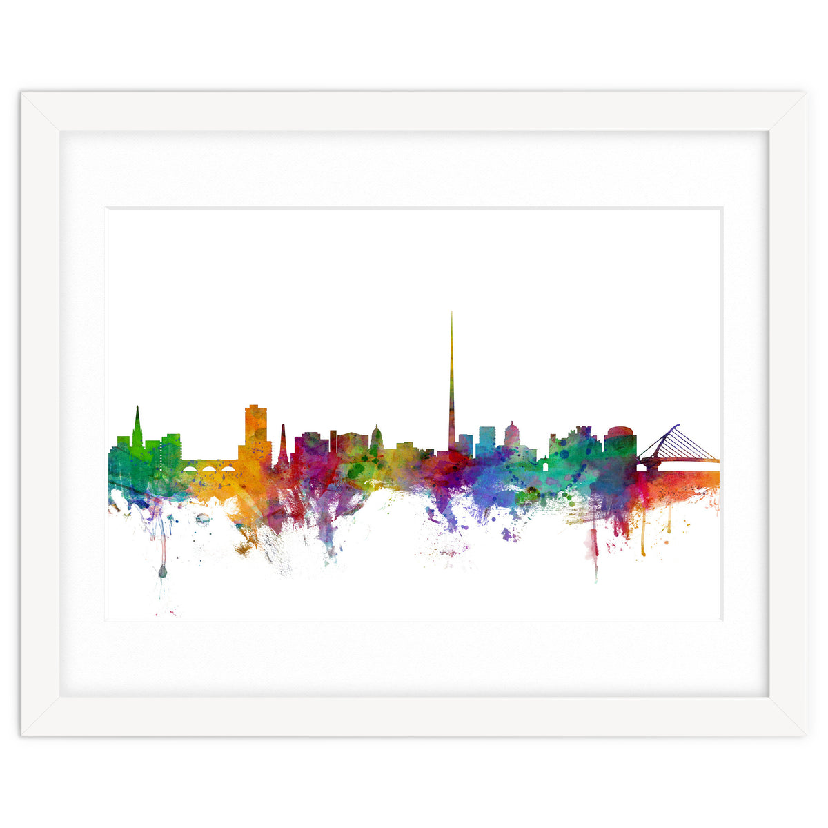 Dublin Ireland Skyline