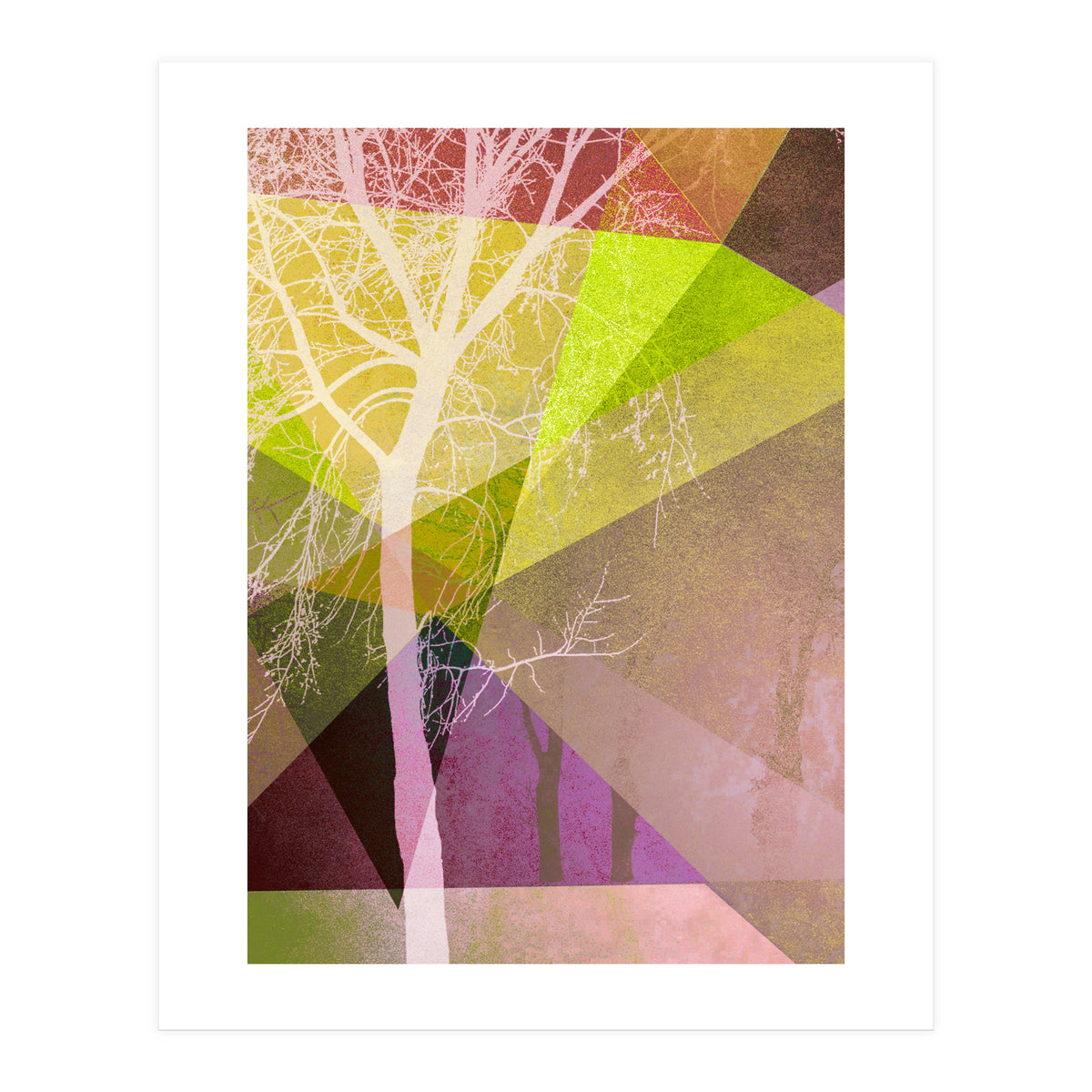 P22 Trees And Triangles  (Print Only)