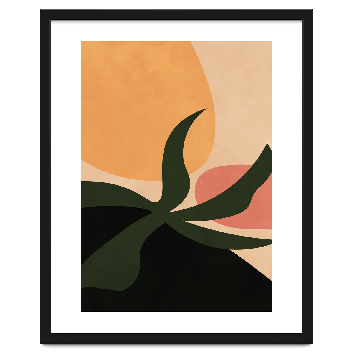 Abstract Boho Modern Plant