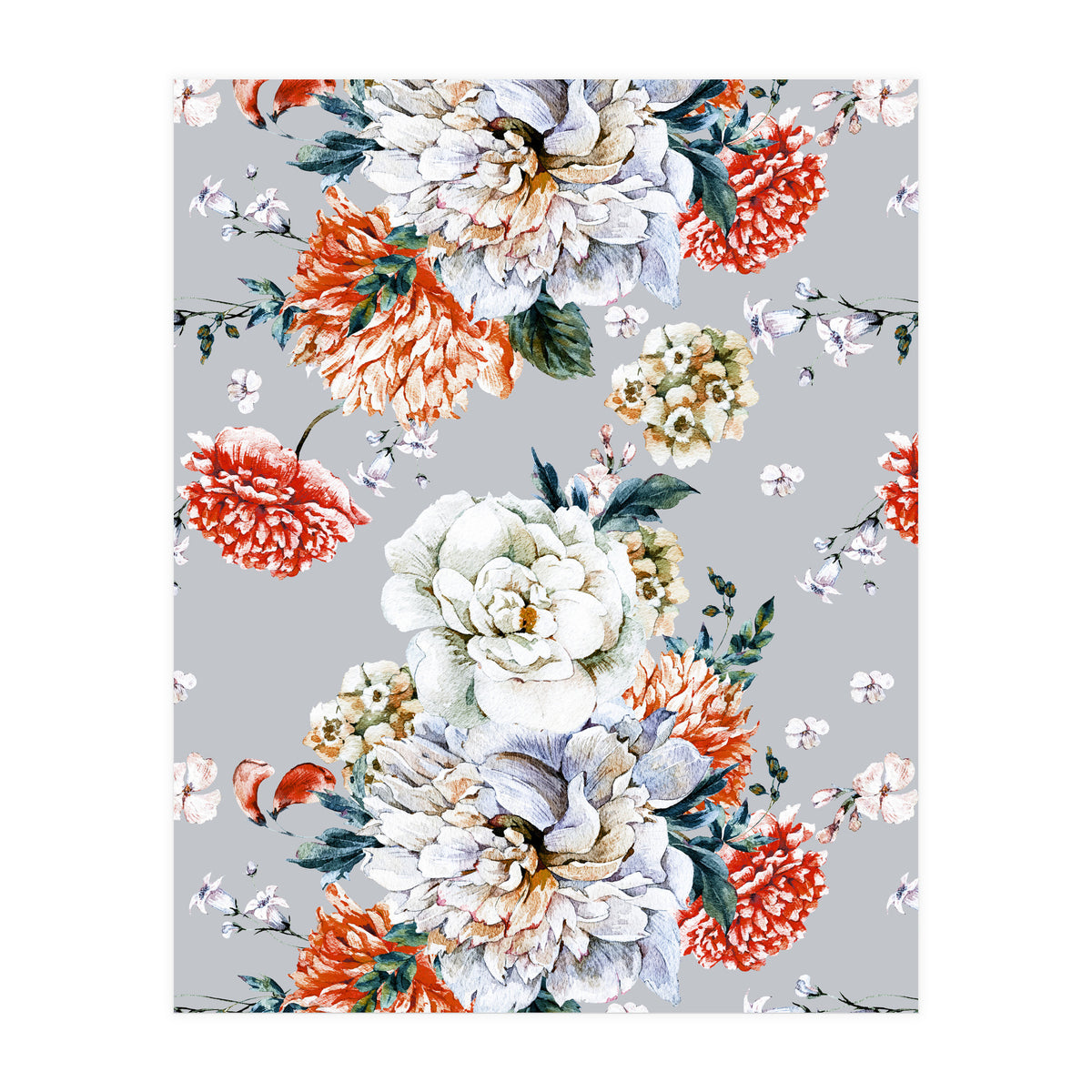 Blooming Flowers II (Print Only)