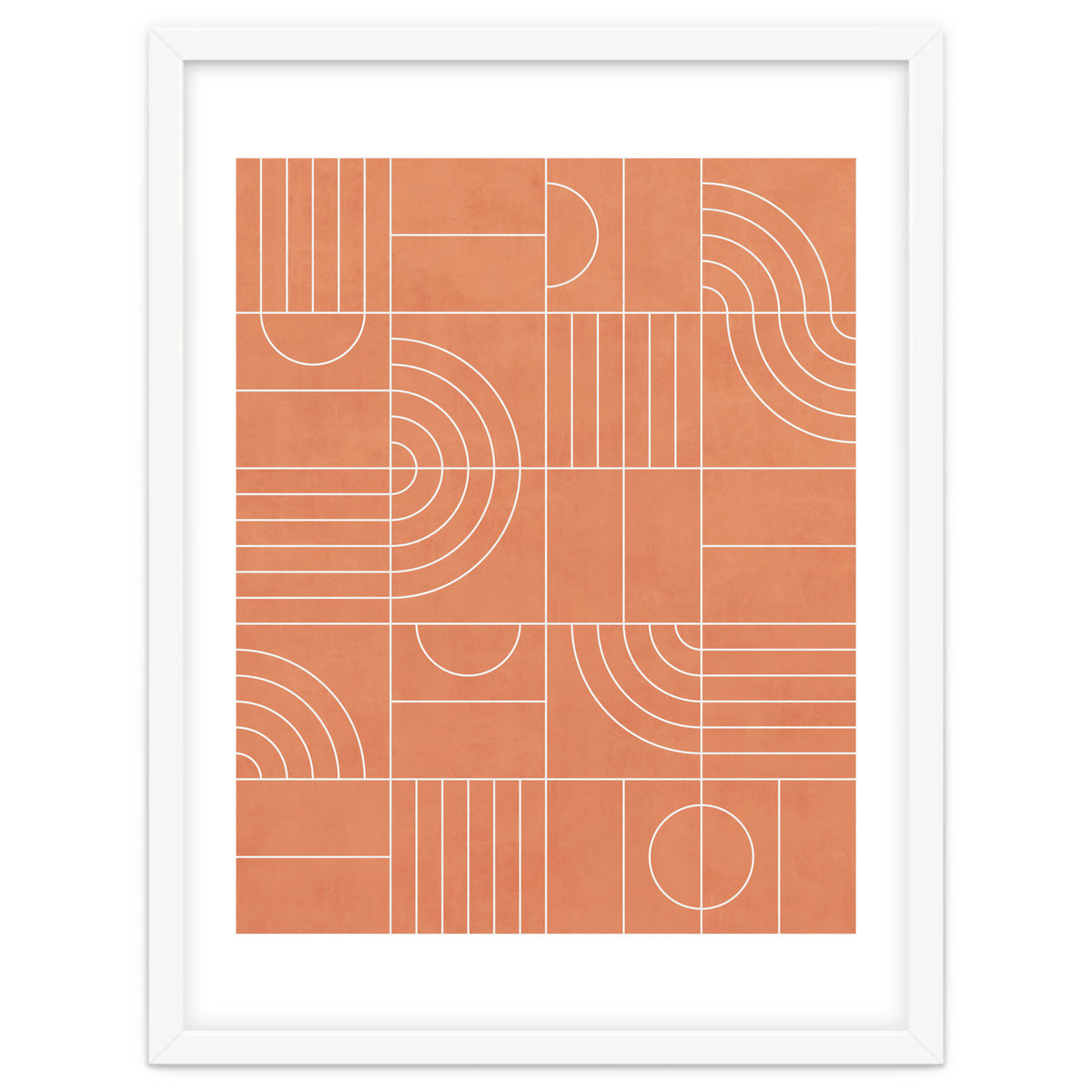 My Favorite Geometric Patterns No.23 - Coral
