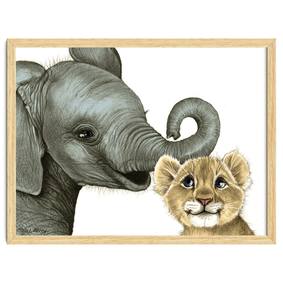 Best Friends, Elephant and Lion