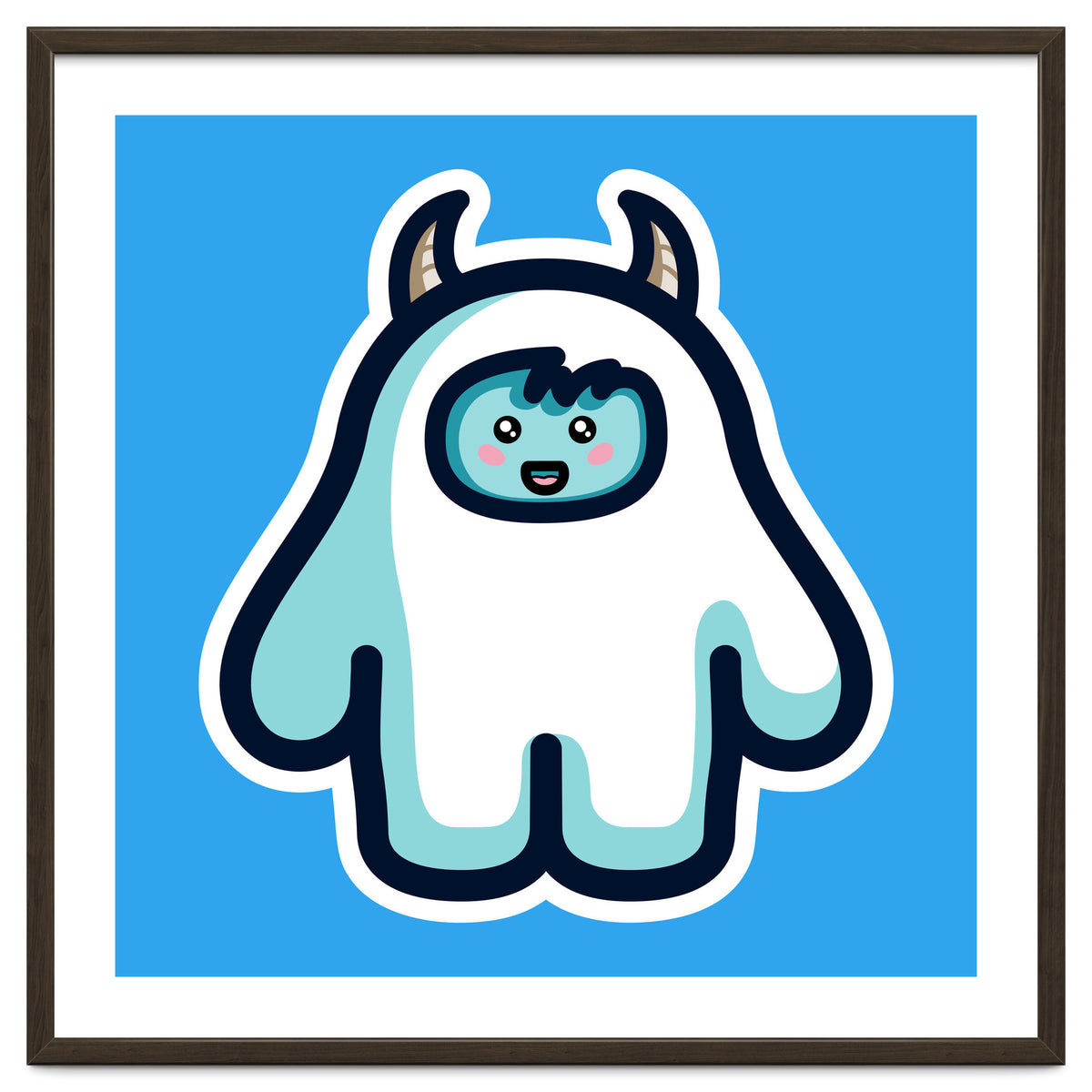Kawaii Cute Abominable Snowman Yeti