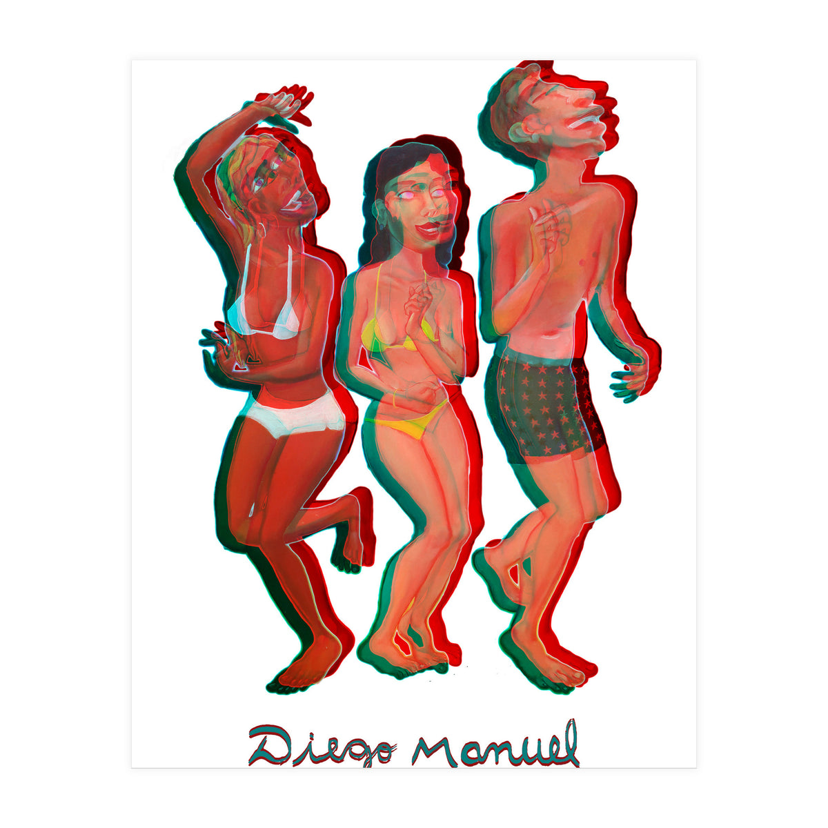 Bailando En La Playa 9 (Print Only)