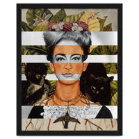 Frida Kahlo "Self Portrait with Thorn Necklace and Hummingbird" & Joan Crawford