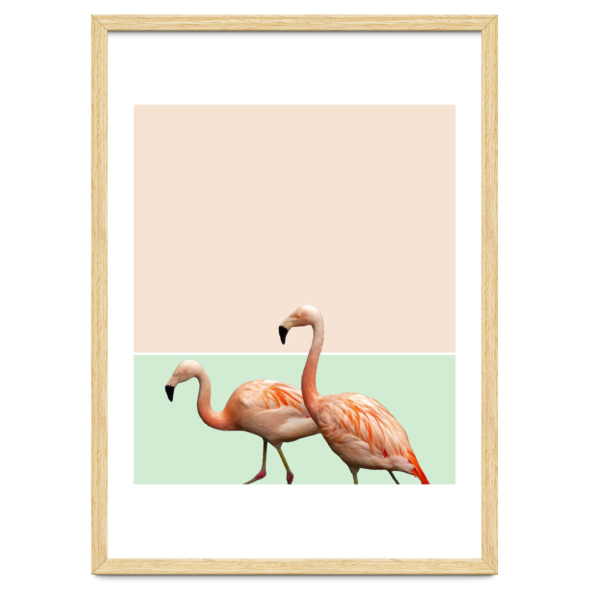 Flamingo Pastel Art