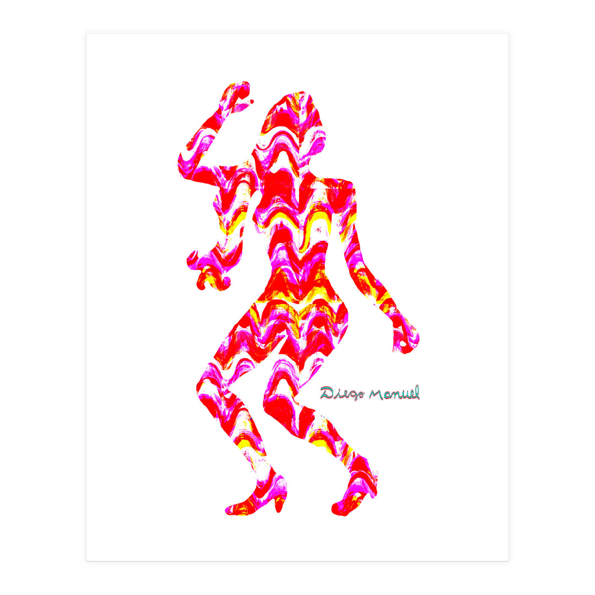 Dance Girl B 16  (Print Only)