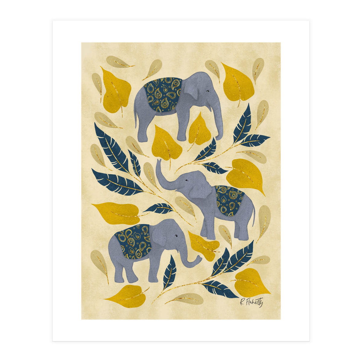 Jungle Elephants (Print Only)