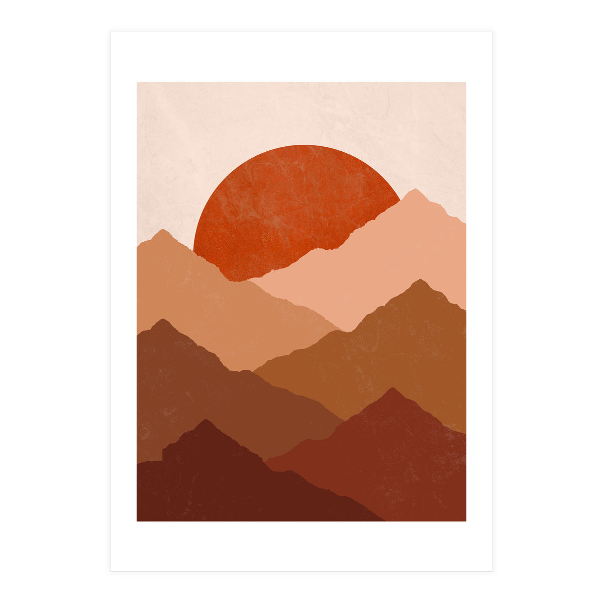 Sunset Mountain  (Print Only)