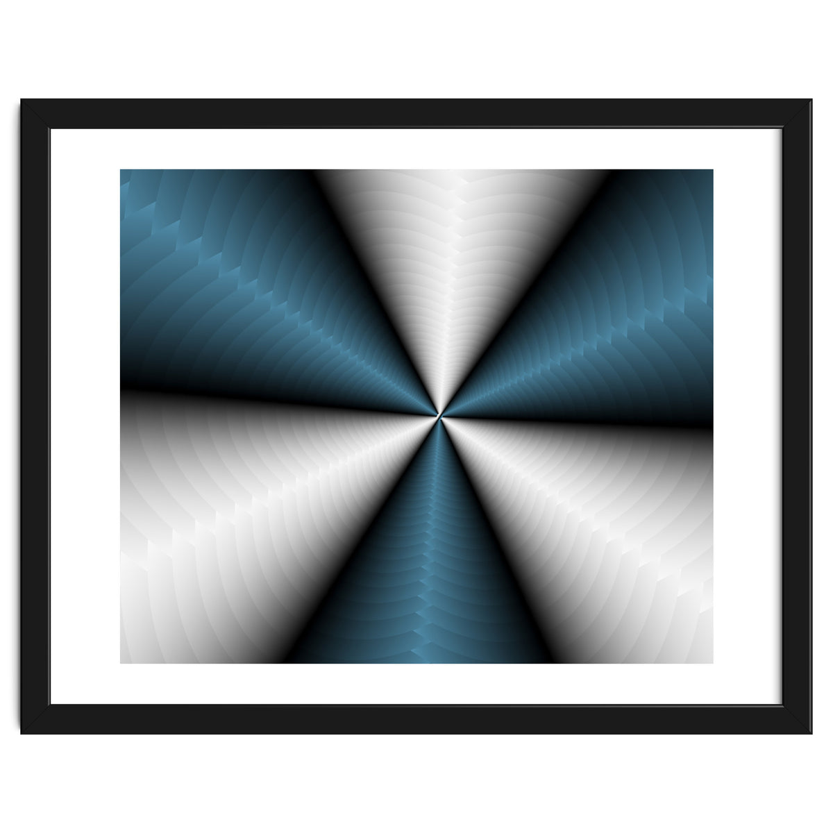 Blue Color Modern Interior Art