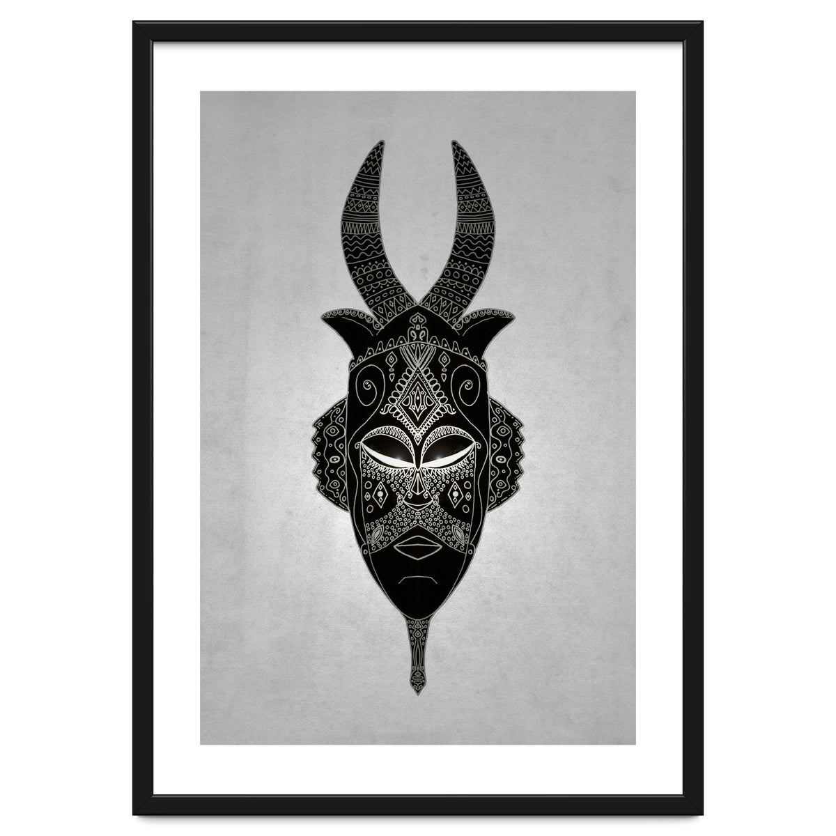 Horned Tribal Mask