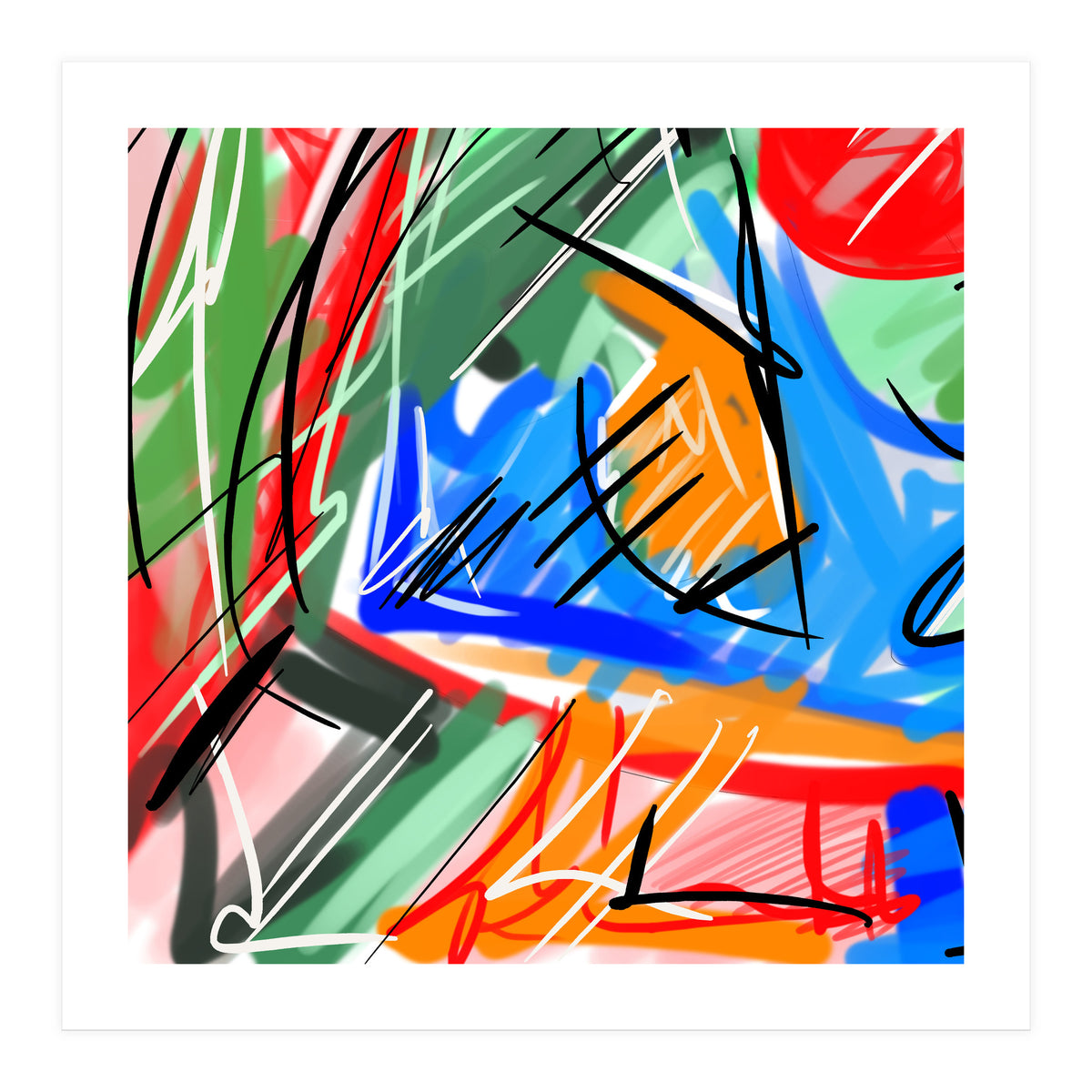color subtleties in strokes 3 (Print Only)