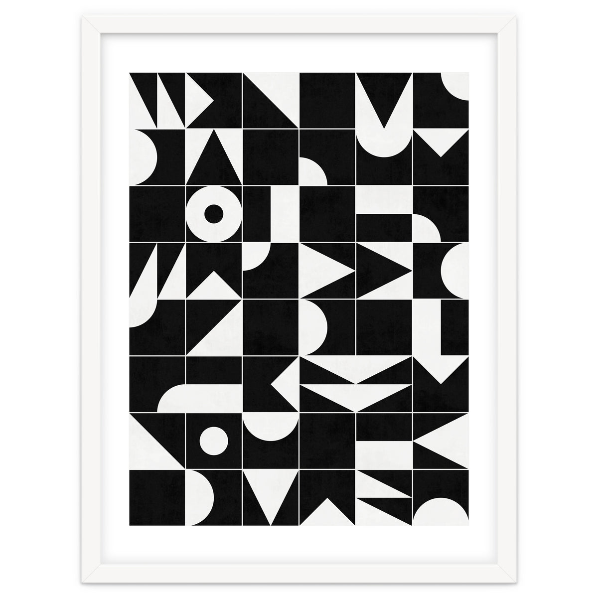 My Favorite Geometric Patterns No.18 - Black