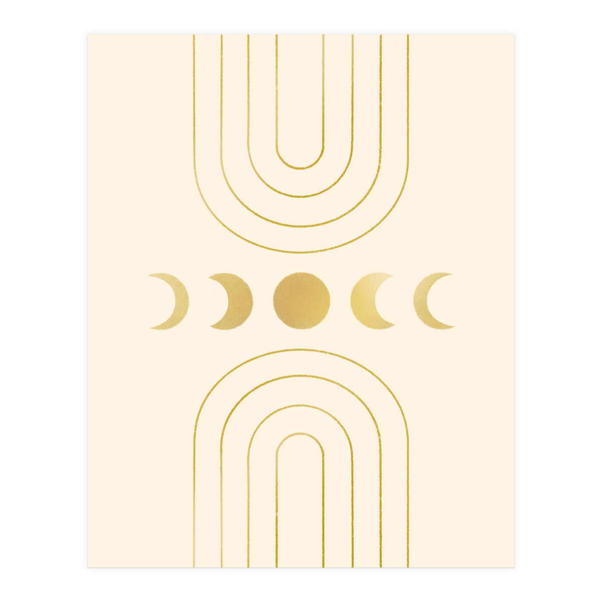 Gold Moon Phases (Print Only)