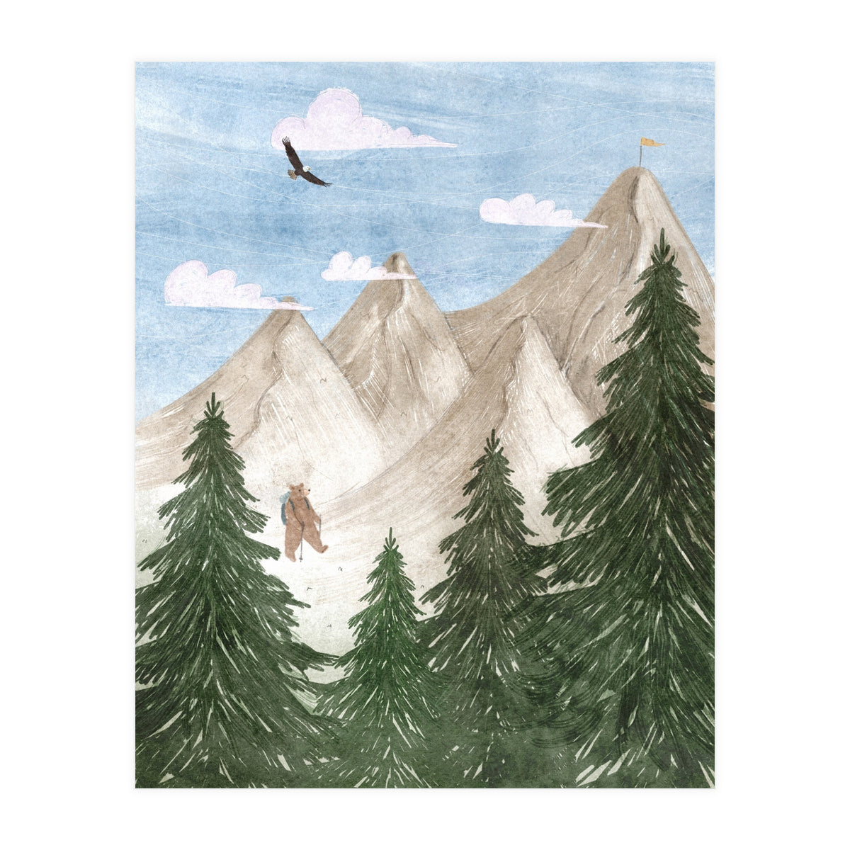 Climbing the Mountains  (Print Only)