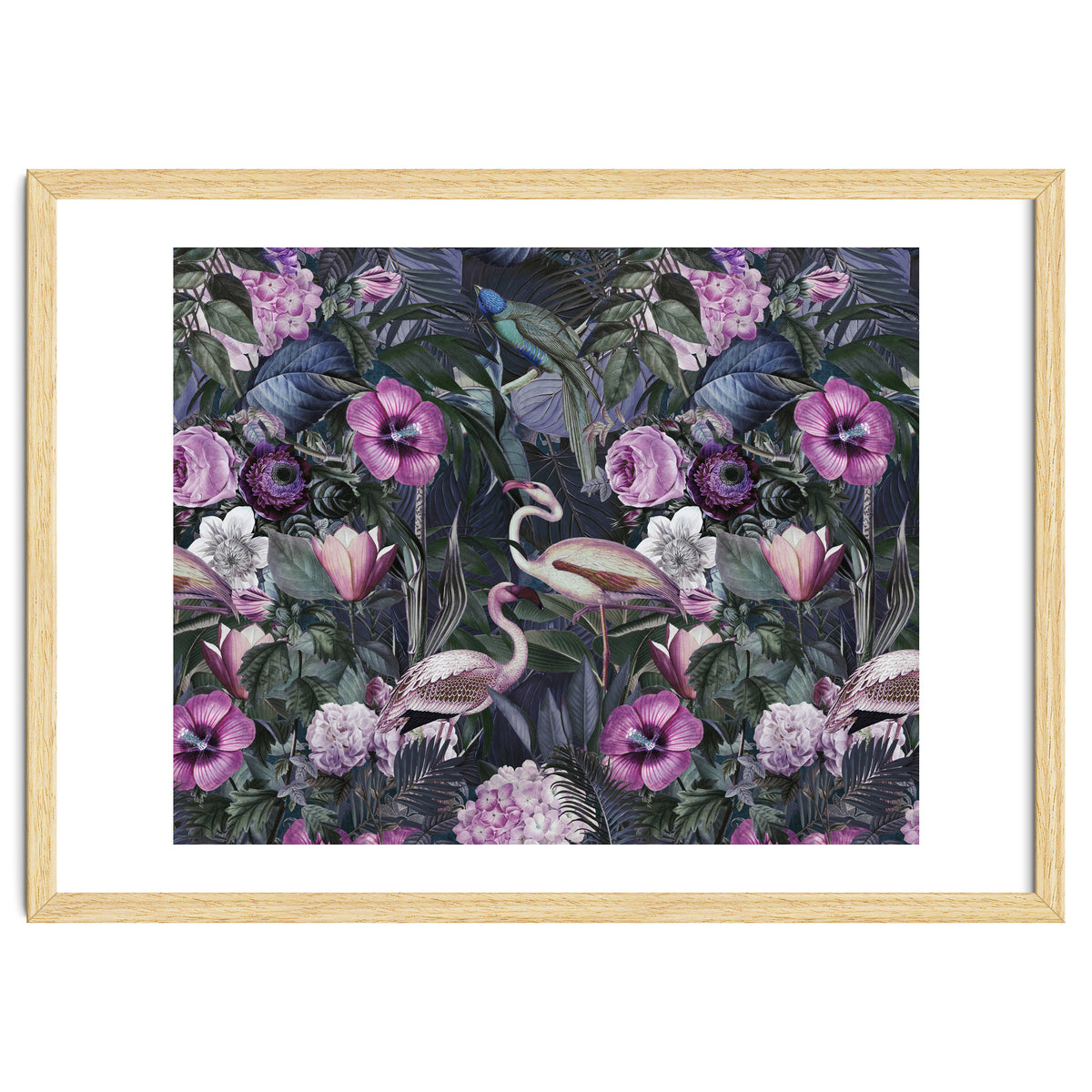 Flamingos Dark Jungle 2