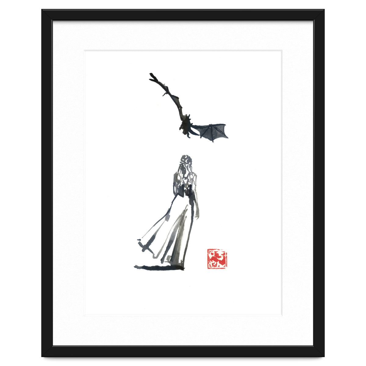 daenerys targaryen and the dragon