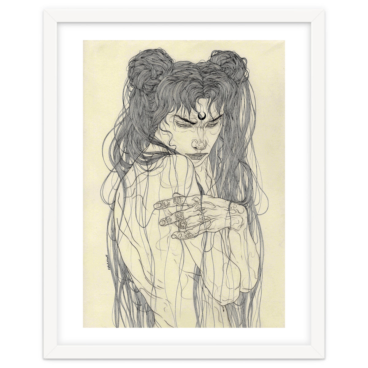 There is a dark moon rising inside of me