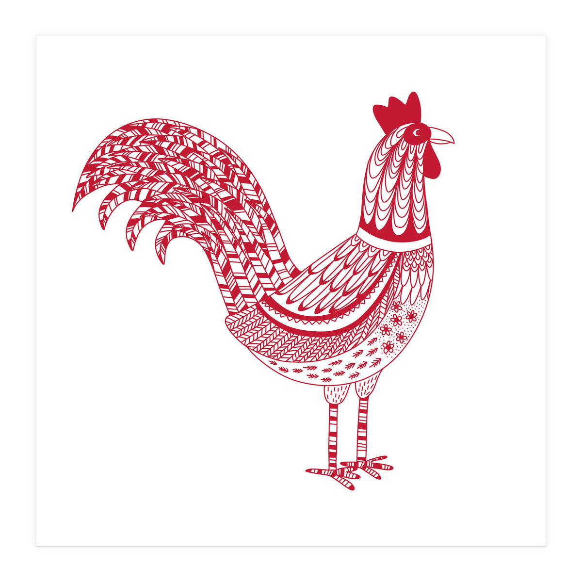 The Magnificent Rooster (Print Only)