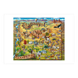 Arizona Illustrated Map (Print Only) thumbnail