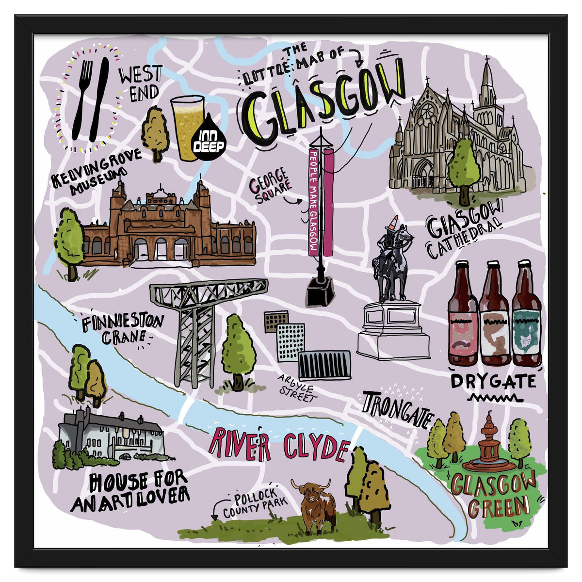 Little Map of Glasgow