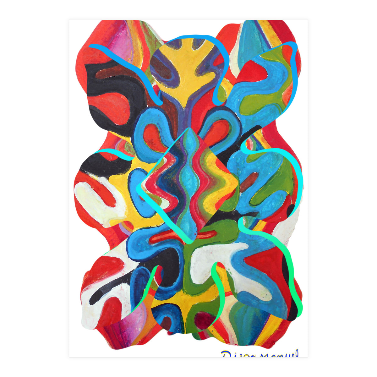 Pop Abstract Asimetrico 25 Copia (Print Only)