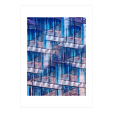 Blue Skyscraper Abstract (Print Only) thumbnail