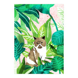 Tropical Glam Cat (Print Only) thumbnail