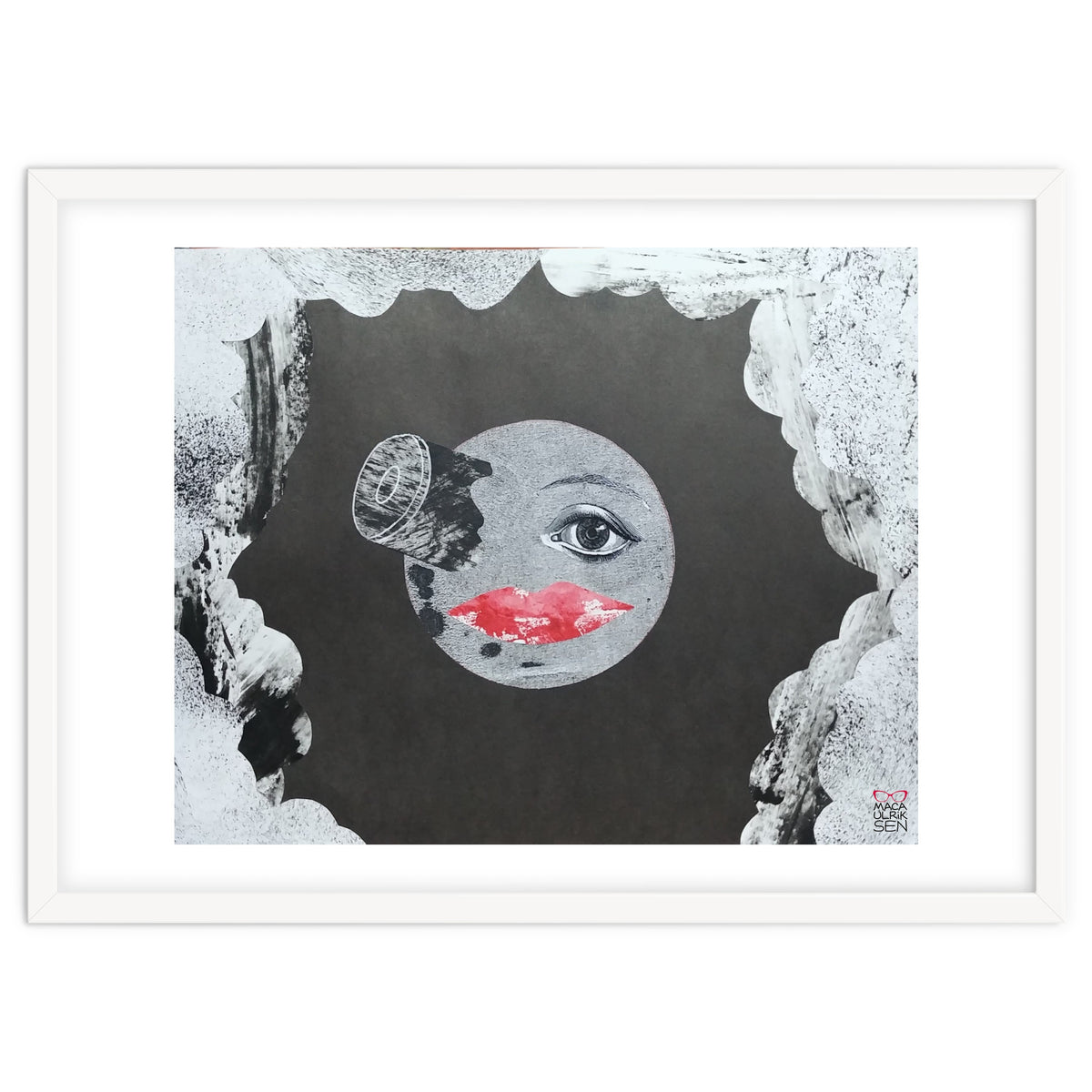 Voyage dans la lune collage