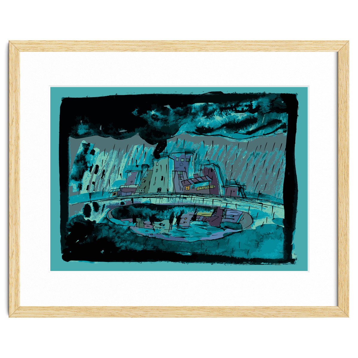 Autumn Rain in the Old City