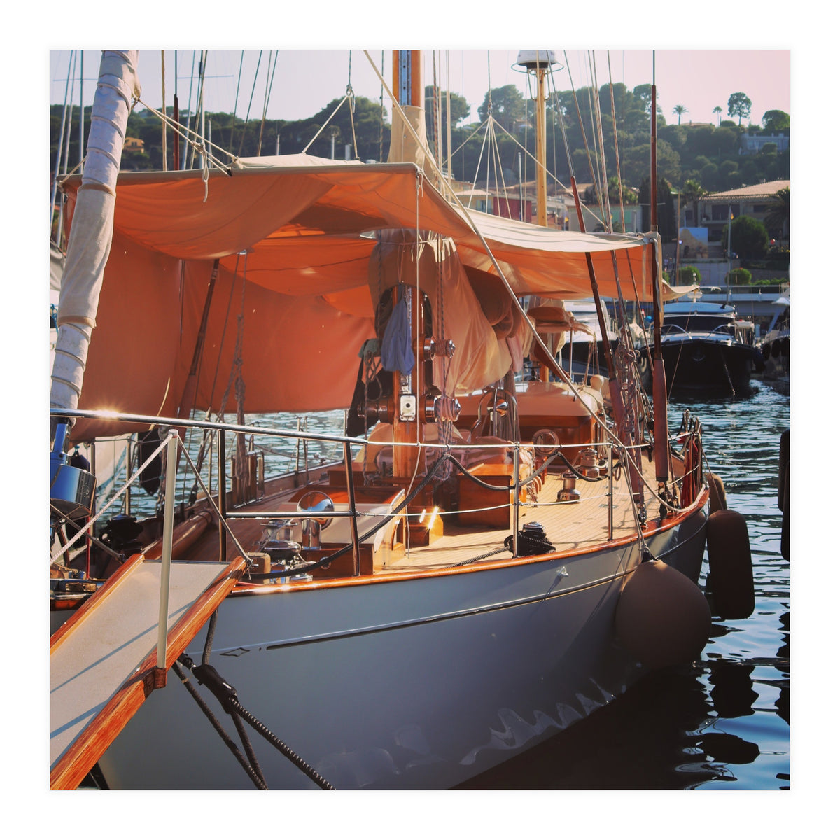 Wooden yacht (Print Only)