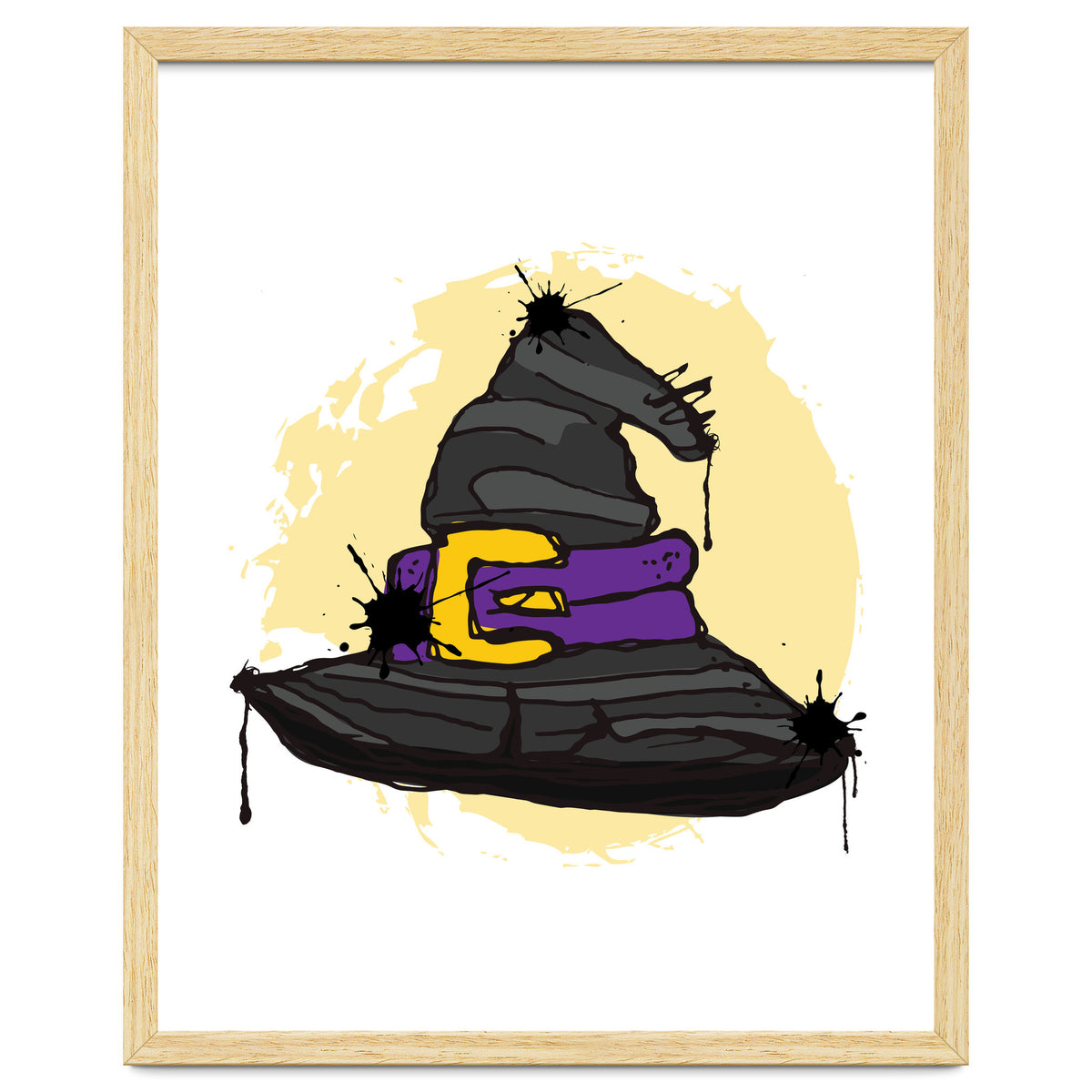 Grey Witch Hat Sketch