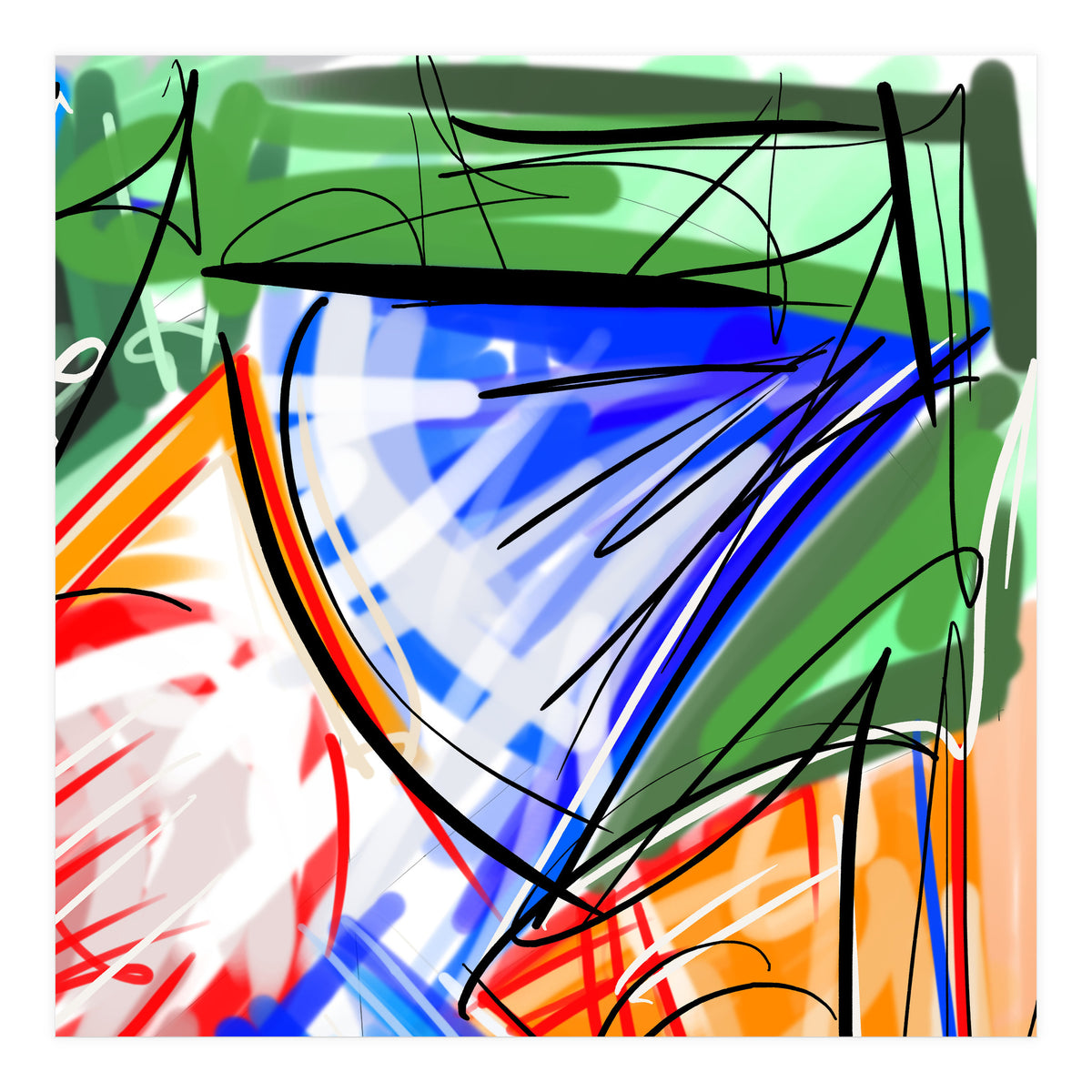 color subtleties in strokes 2 (Print Only)