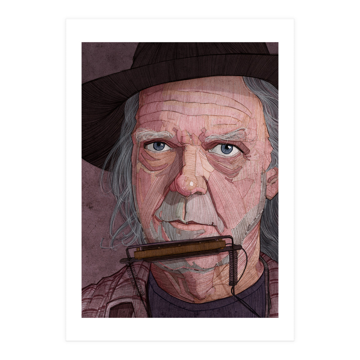 Neil Young Portrait (Print Only)