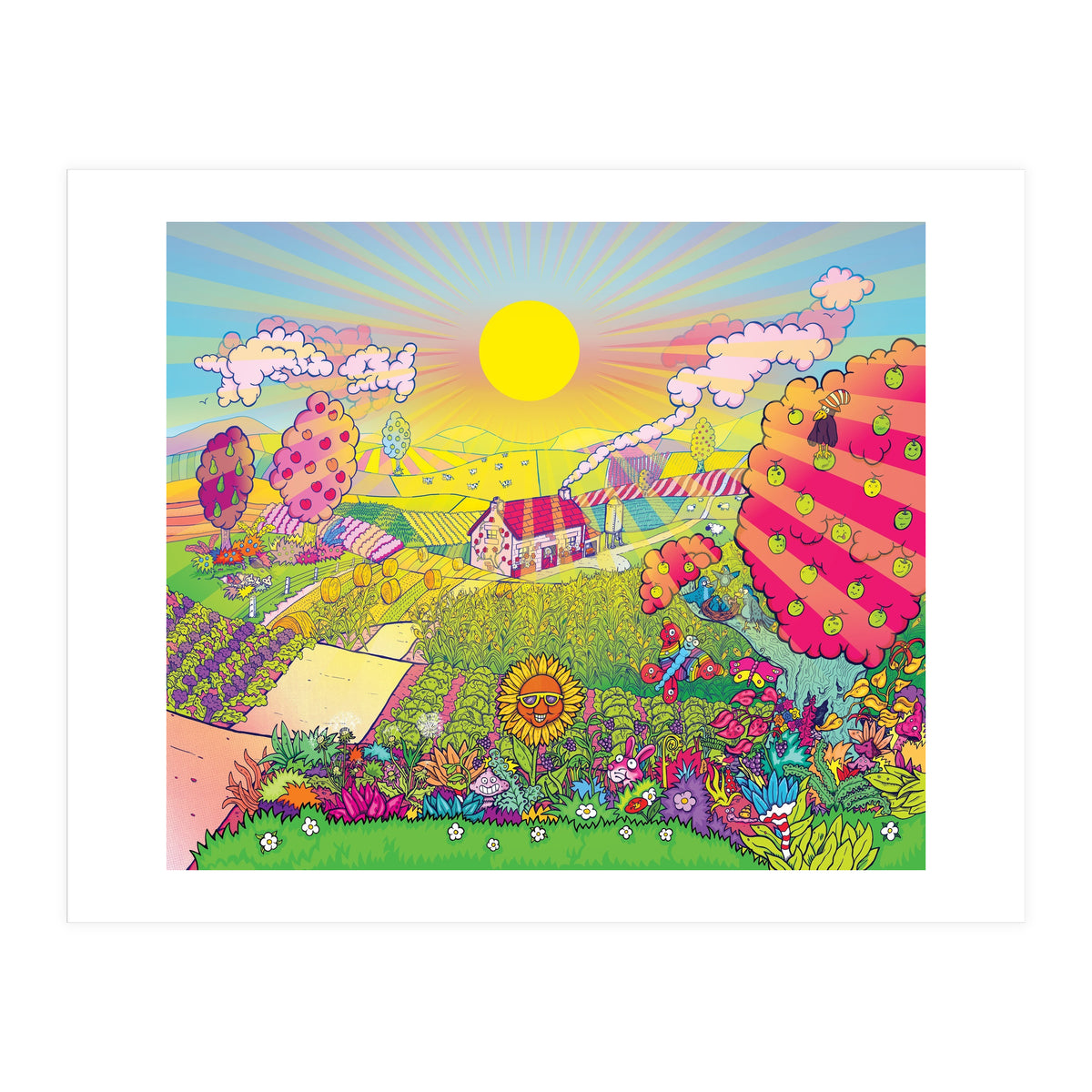 Reap A Harvest Barrel Aged Fruit Farmhouse Saison - Abbeydale x Siren Craft Brew (Print Only)