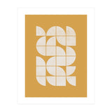 Mid-Century Modern No.26 - Woodblock Print (Print Only) thumbnail