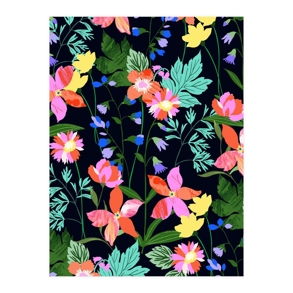 Flower garden (Print Only)