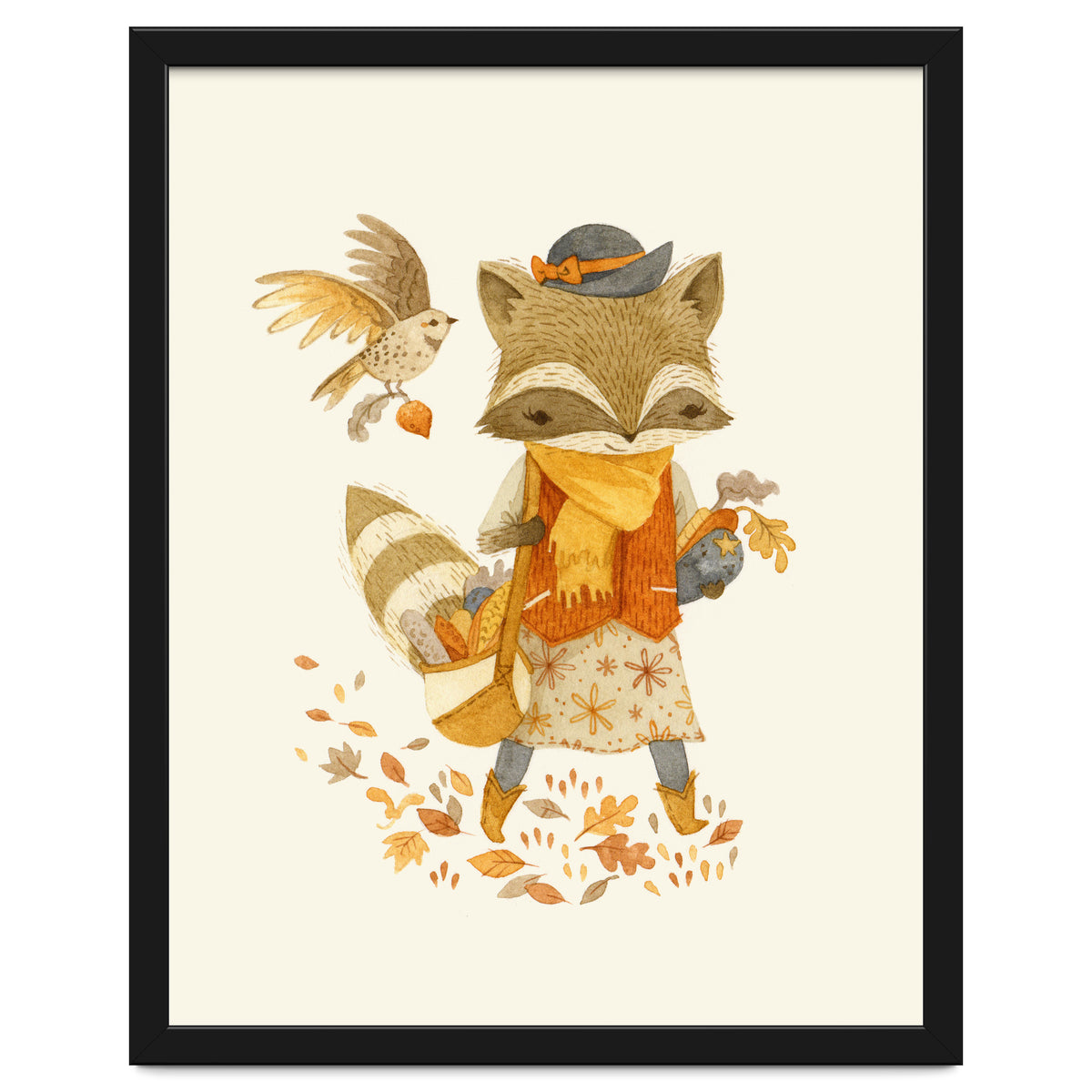 Rebecca The Radish Raccoon