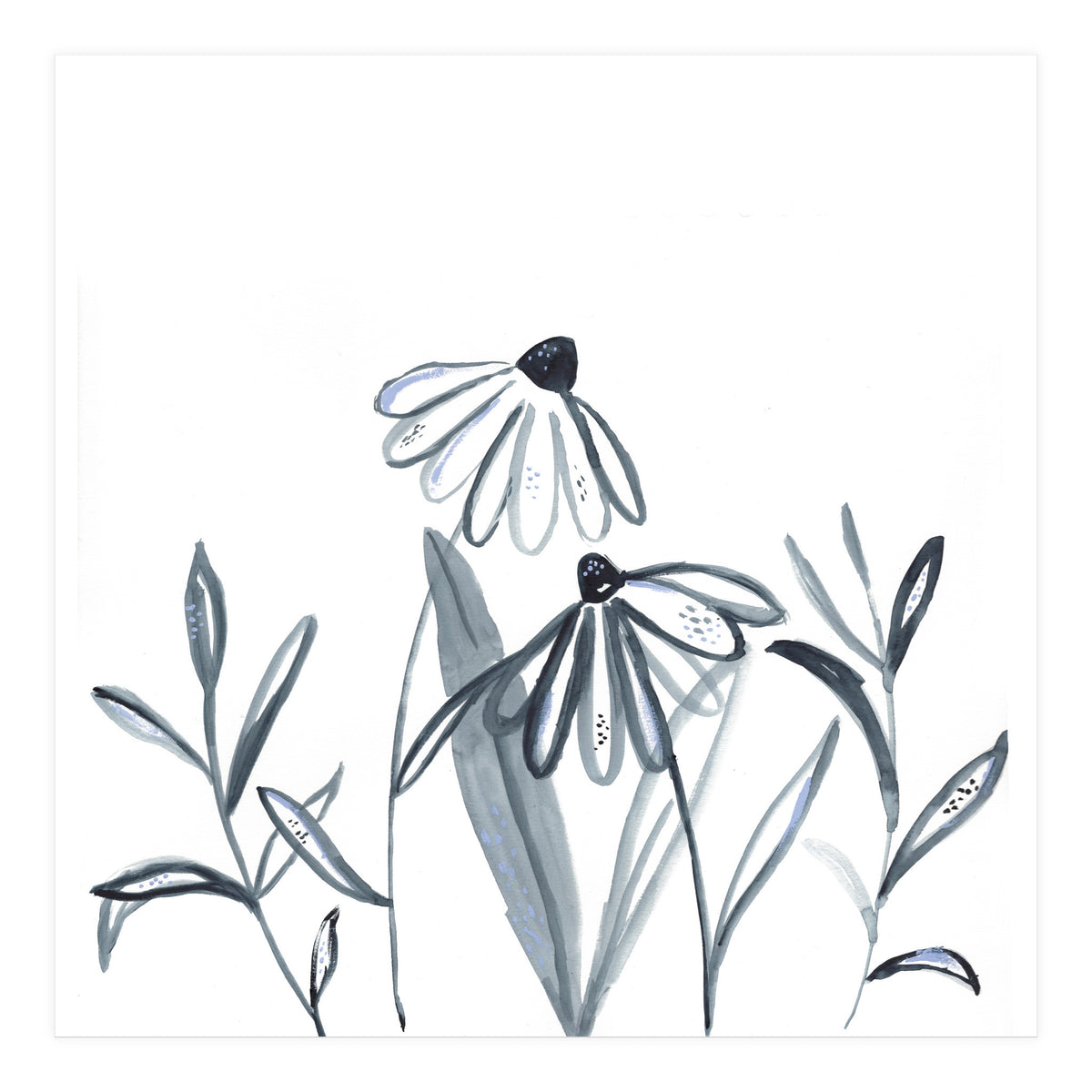 Meadow Line Work Square (Print Only)