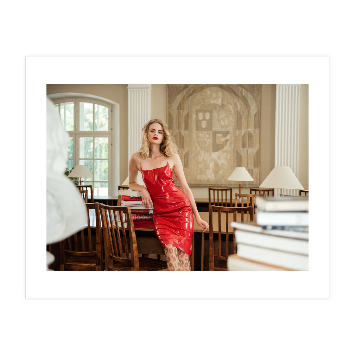 Lady in Red (Print Only)