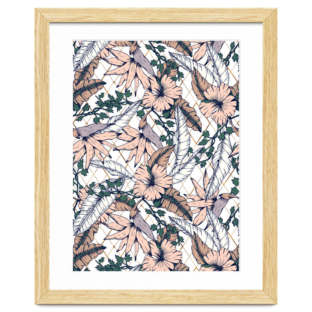 Exotic flowering and pattern geometric