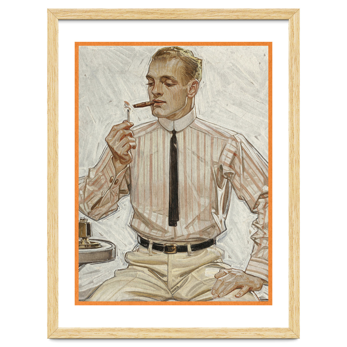 Collier's (ft. Smoking a Cigarette) Advertisement