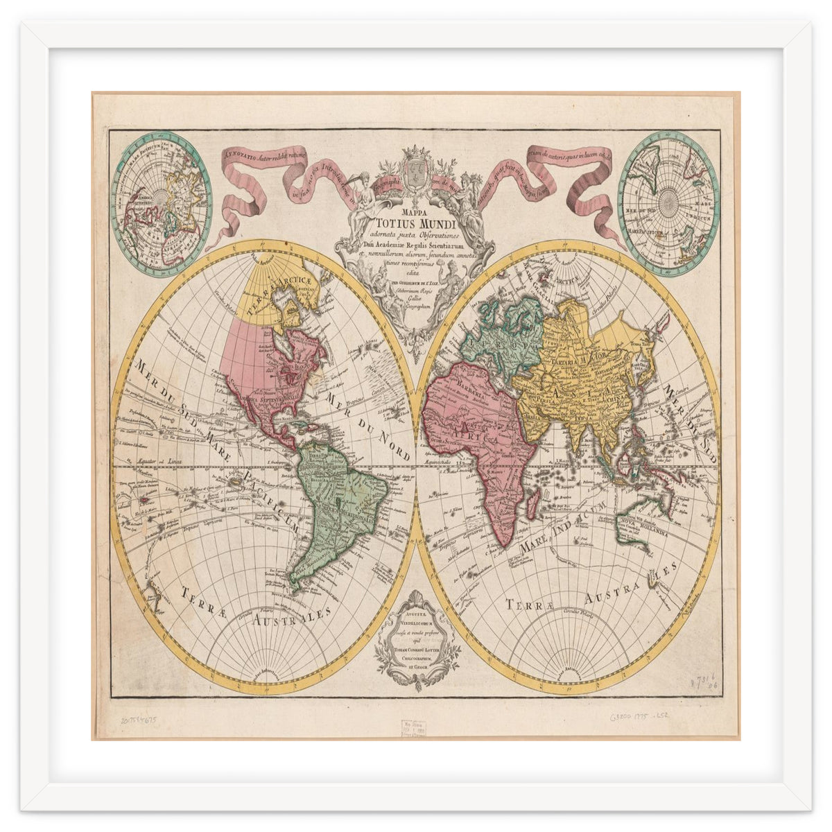 Old world mapa mundi
