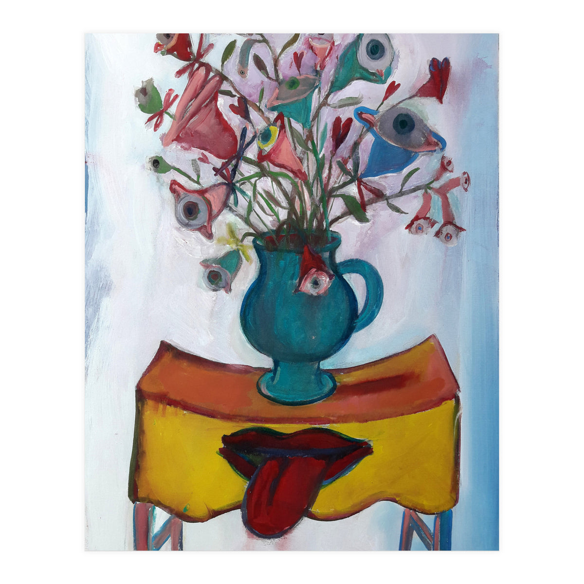 Flores Ojos Bocas 2 (Print Only)