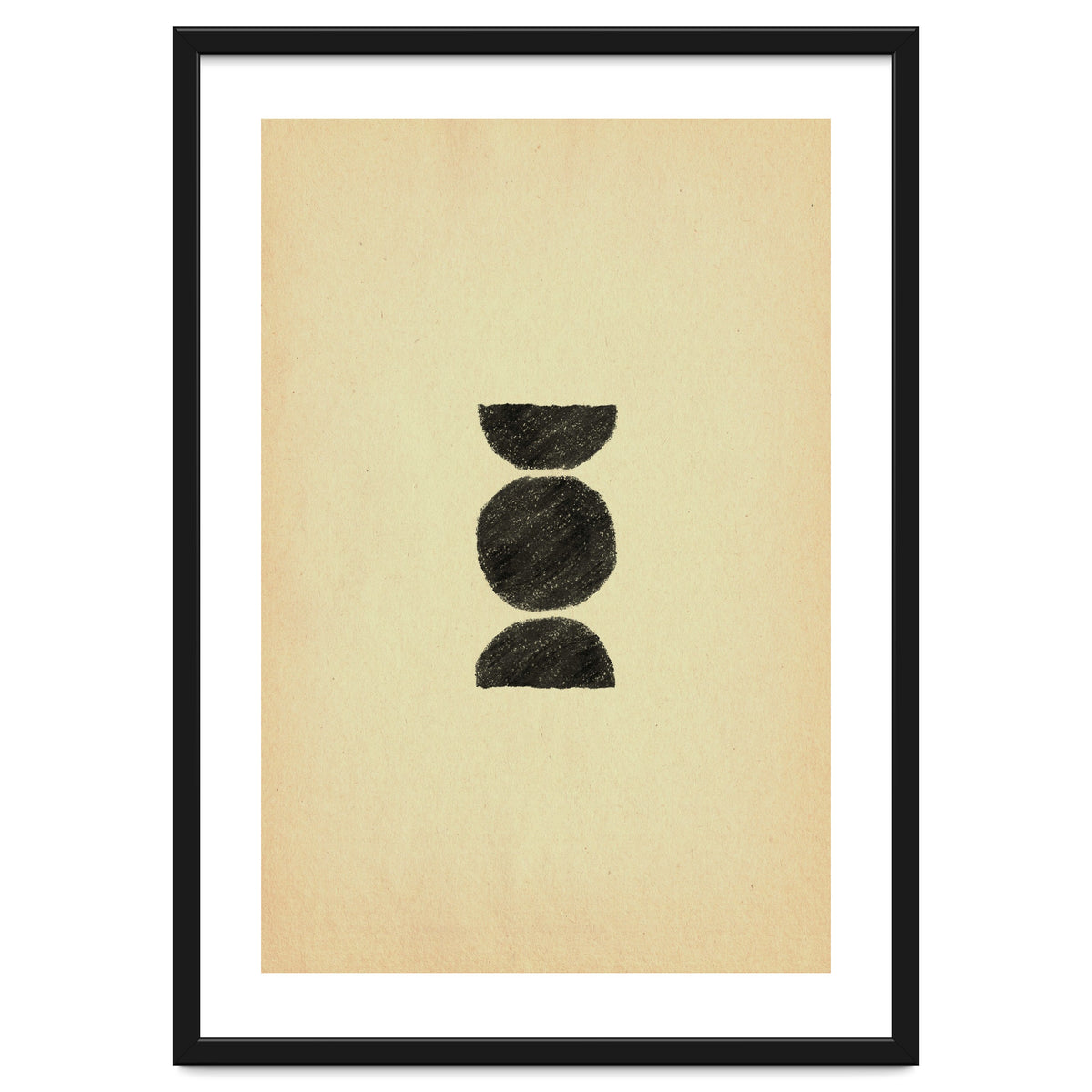 Abstract mid-century modern shapes