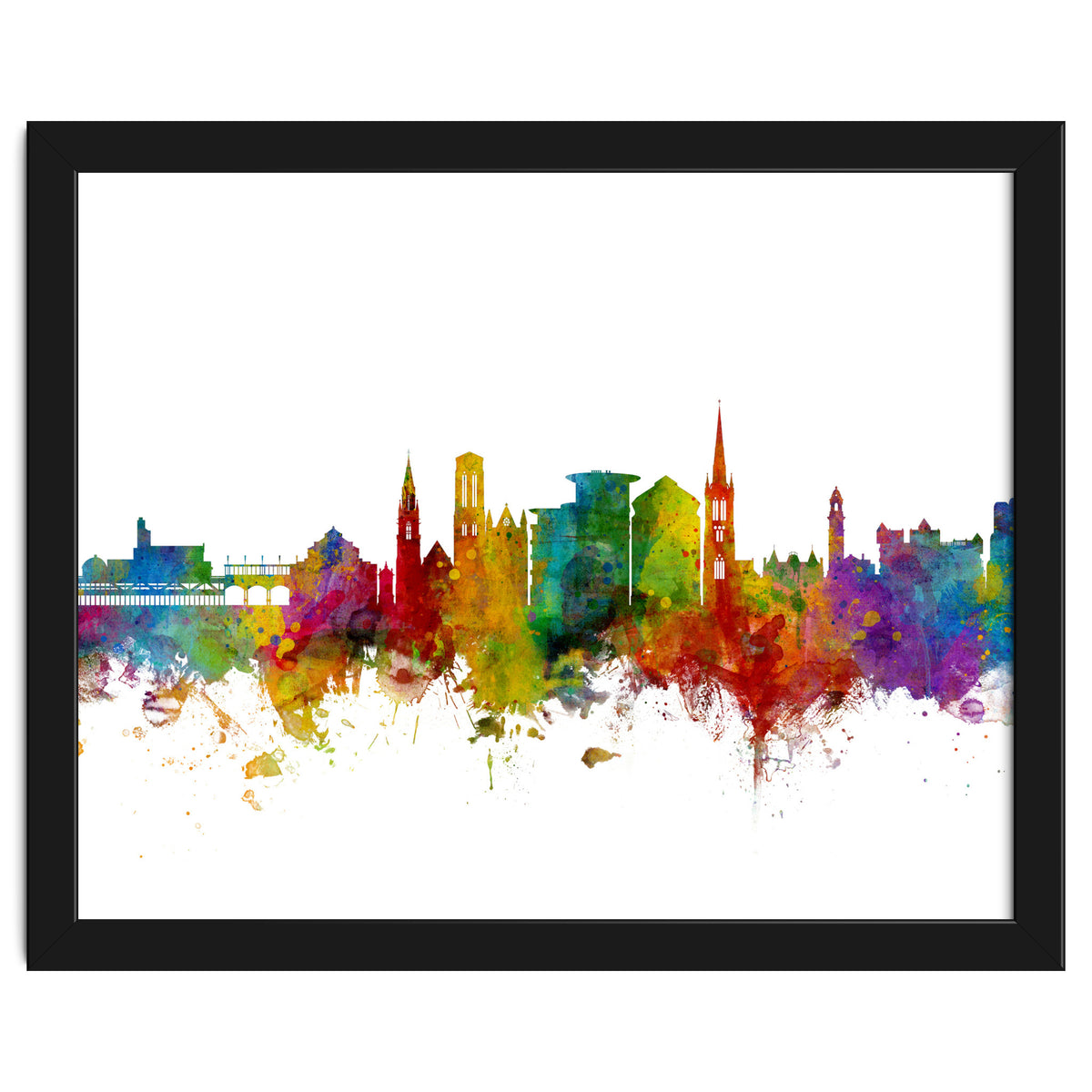 Bournemouth England Skyline