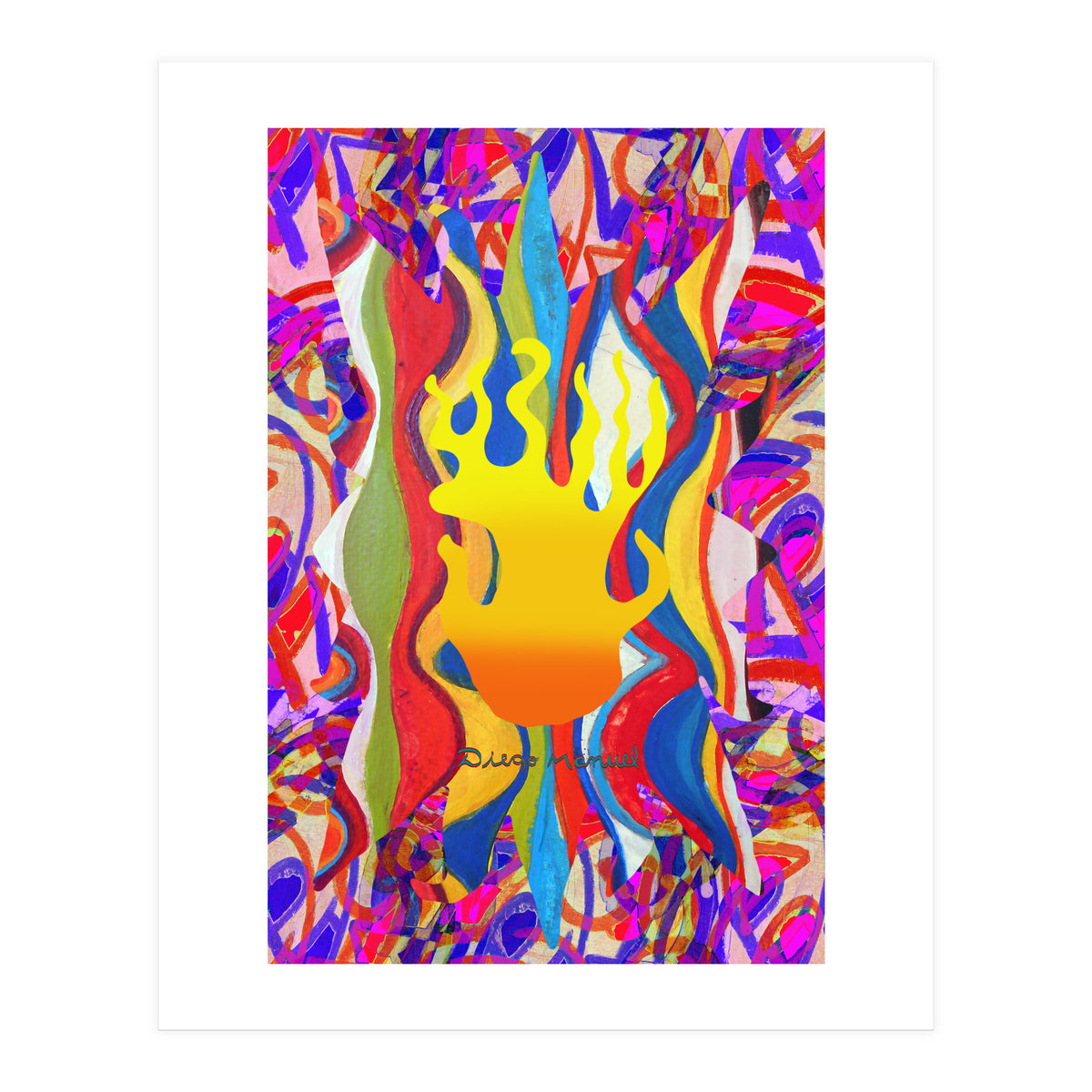 Fuego Y Graffiti 27 (Print Only)