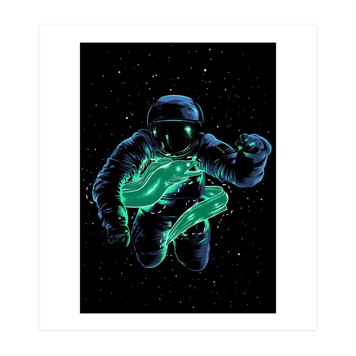Astronaut fish (Print Only)